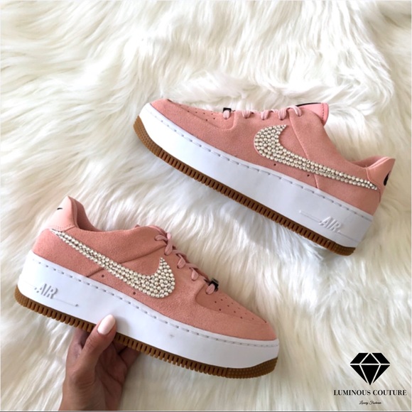 Swarovski Nike Air Force 1 Sage Low - Picture 3 of 9